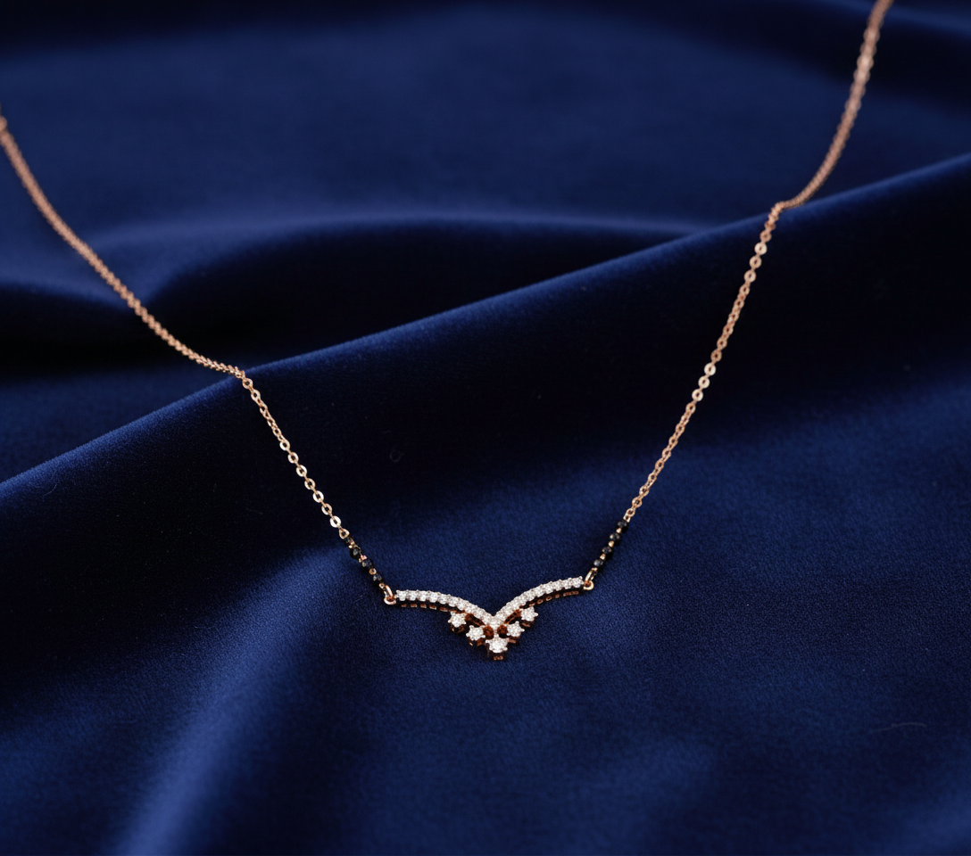 Milana Noir Diamond Necklace